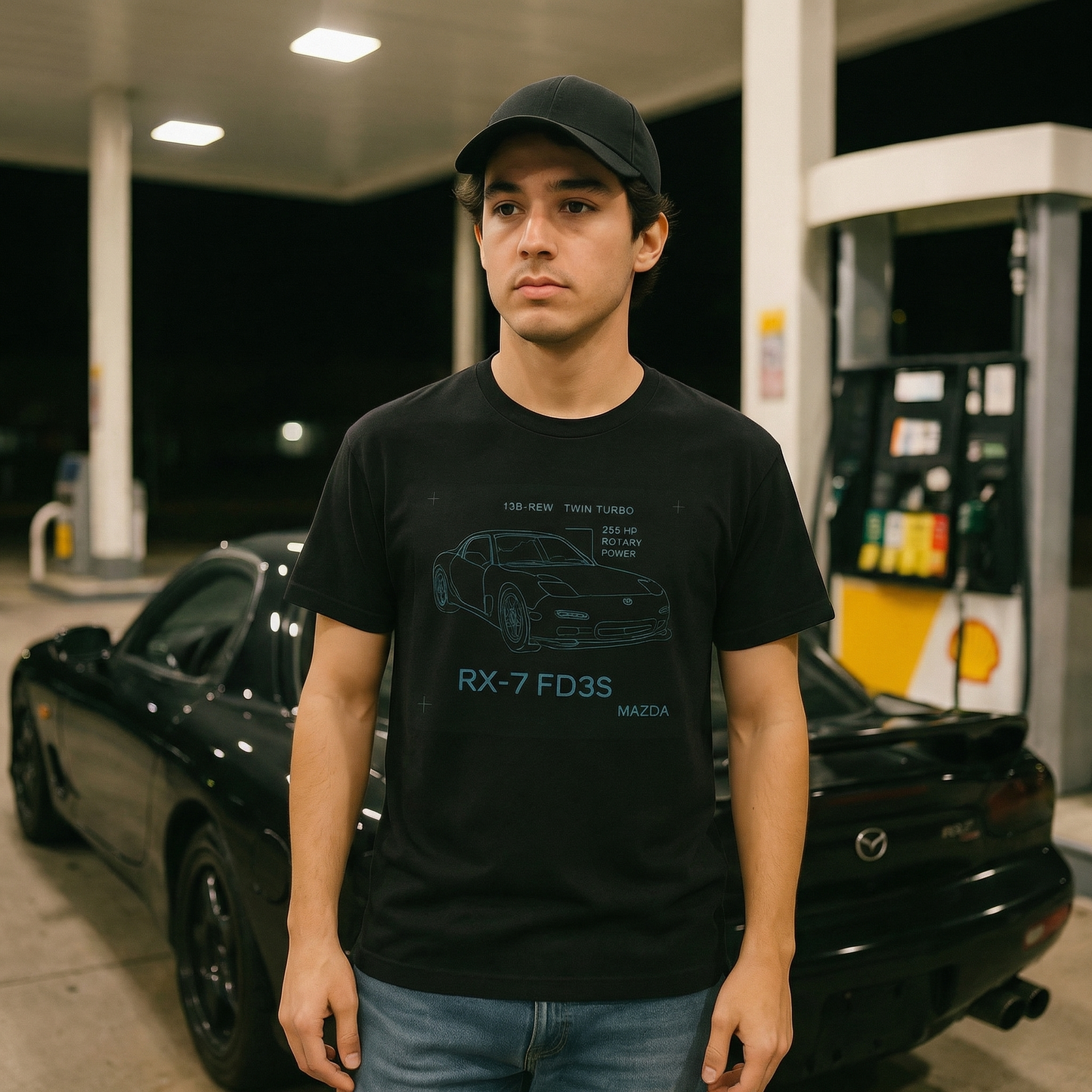 rx-7-fd3s-blueprint-tee approved lifestyle hero