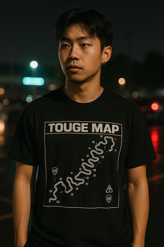 Touge Route Map Tee