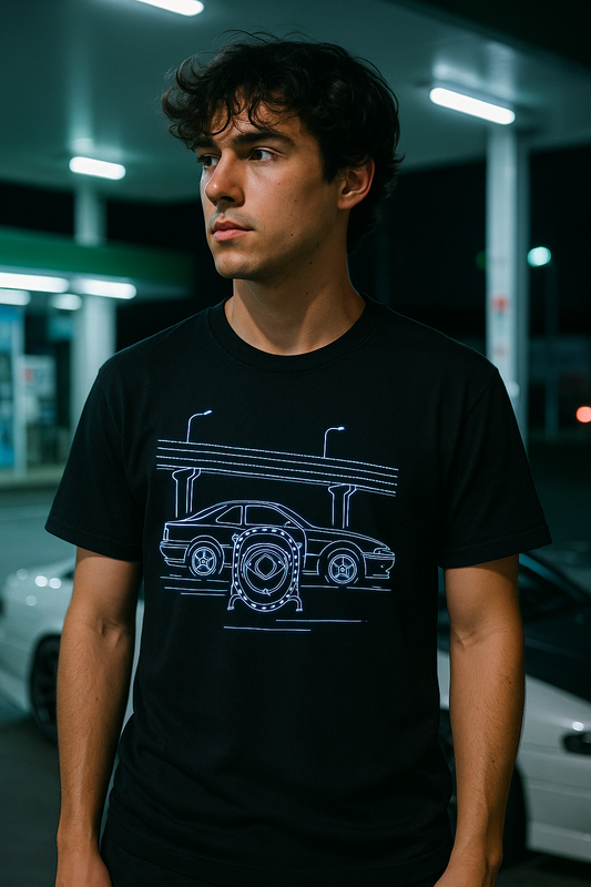 Neon Rotary Nights Tee