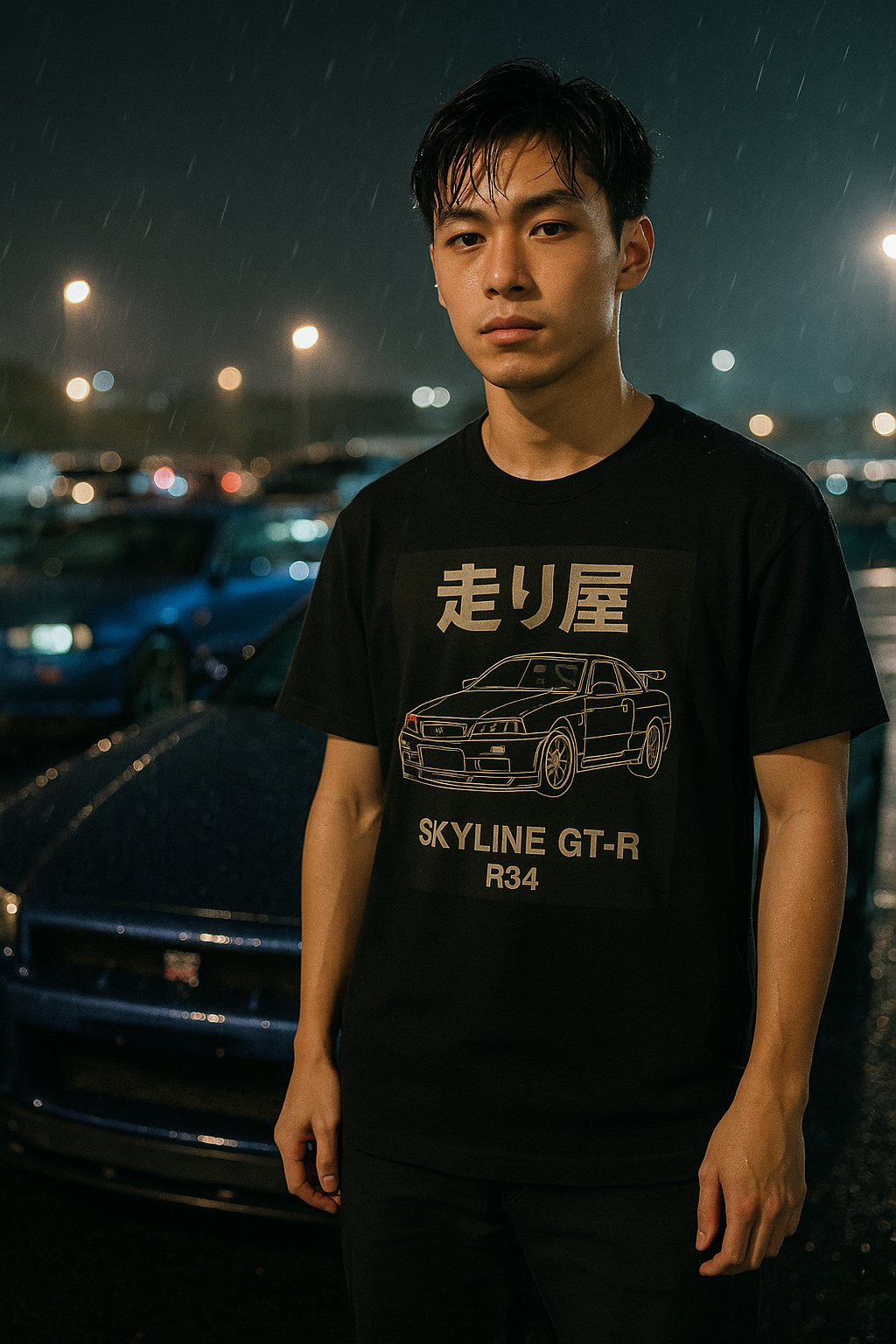 hashiriya-r34-gt-r-tee lifestyle hero accurate still