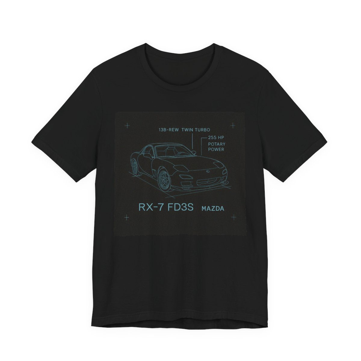 RX-7 FD3S Blueprint Tee